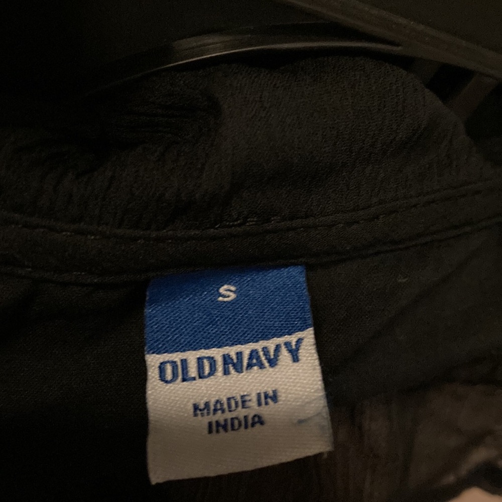 Old Navy Black Midi Dress with Ruffle Details - Picture 7 of 8